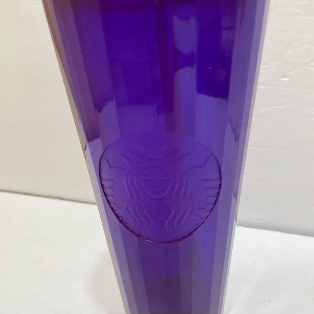 STARBUCKS 2021 MAGENTA PURPLE KALEIDOSCOPE DOME COLD CUP‎ VENTI TUMBLER
